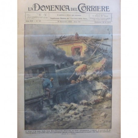 1928 DC ACCIDENT TRAIN LIGNE METZ THIONVILLE DERAILLEMENT VICTIMES