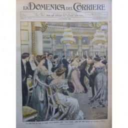 1908 DC SOIREE DANSANTE PROFIT CROIX ROUGE MILAN BAL