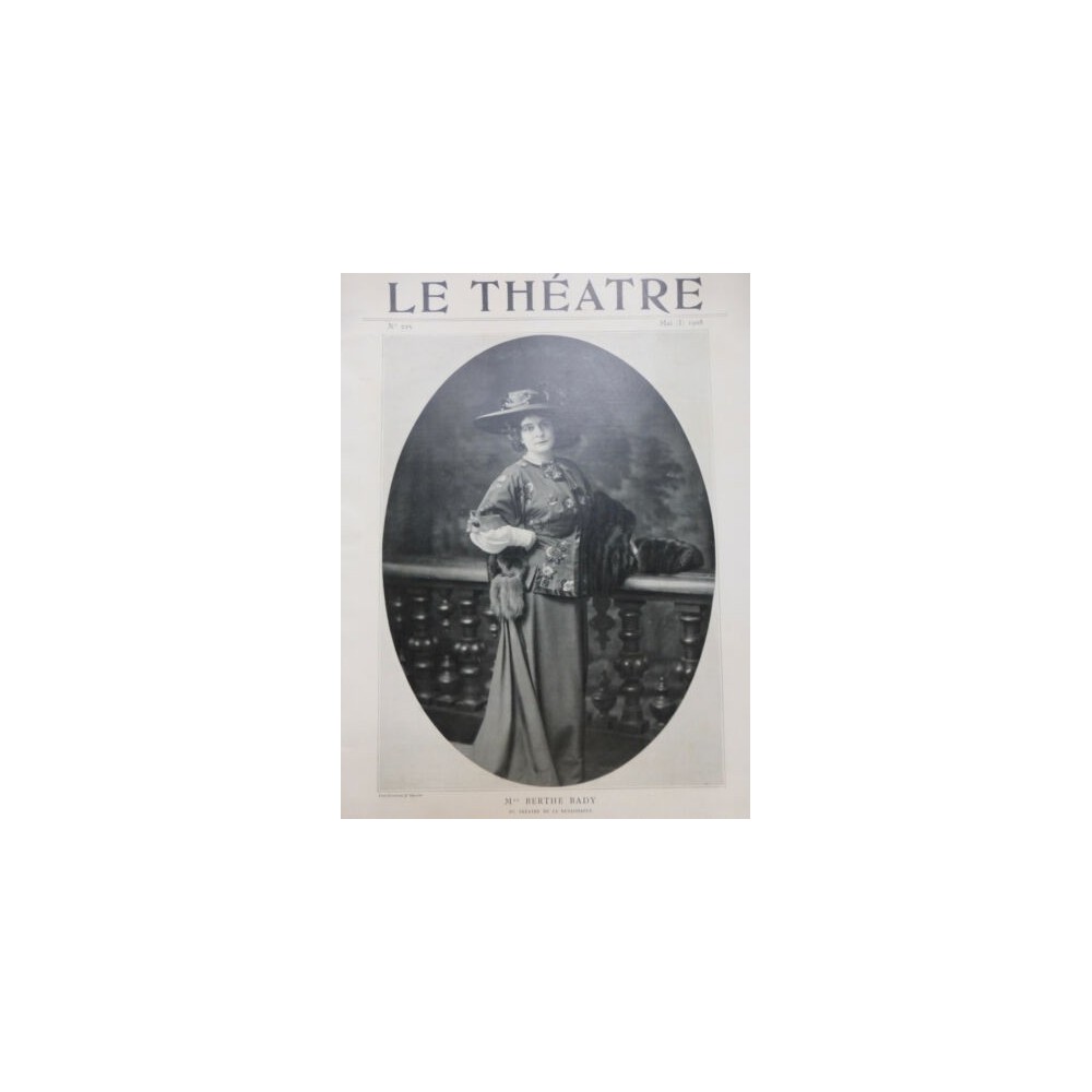 1908 THEATRE BERTHE BADY VIX MEGARD MACNYLL ZORELLI REVANCHE PIERROT