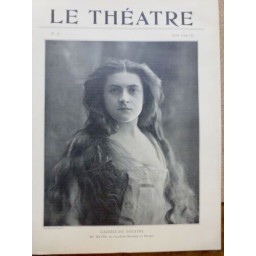 1902 THEATRE MLLE HATTO CECILE SOREL CHERUBIN MARGUERITE DEVAL BAGATELLE