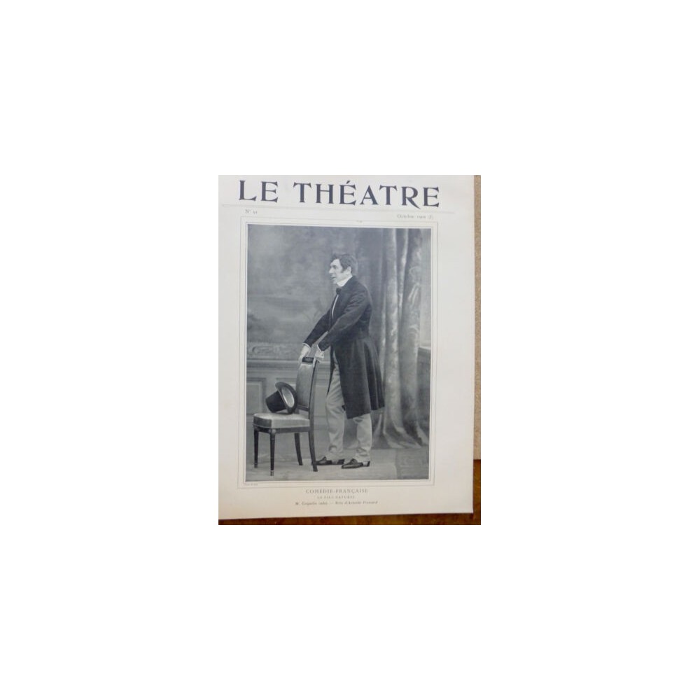 1902 THEATRE COQUELIN CADET ARISTIDE FRESSARD FILS NATUREL WEBER CLARA VIGNOT