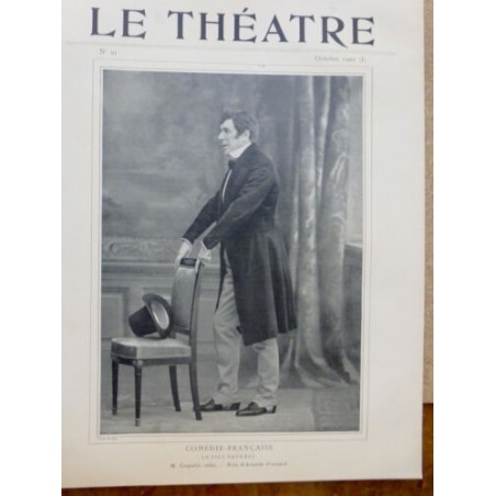 1902 THEATRE COQUELIN CADET ARISTIDE FRESSARD FILS NATUREL WEBER CLARA VIGNOT