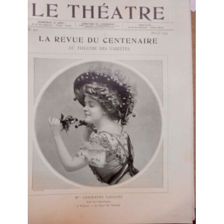 1907 THEATRE GERMAINE GALLOIS LAWLER MAX DEARLY LISE BERTY PARC MONTCEAU