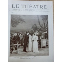 1909 THEATRE FERRÉ DELZA LELY ROUSSEL BORGO LAVALLIERE MEGARD OISEAU BLESSÉ