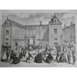 1858 I BOBLIOTHEQUE IMPERIALE RESTAURATION ENTREE