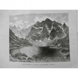 1887 UI KARPATHES HALAS TO LAC POISSON RADEAU CHAINE MONTAGNES