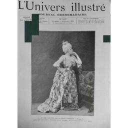 1891 UI PERSONNALITES SYBIL SANDERSON ROLE MANON THEATRE OPERA COMIQUE NAPIER