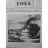 19141916 I HYDRAVION AEROPLANE ARME MARINE GUERRE NAVIRE -GIRON DEPOSE EAU