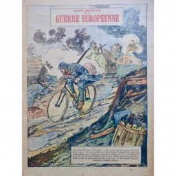 1914 1918 GE CYCLISTE ARMEE GUERRE SERVICE LIAISON COMBAT