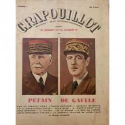 1952 C PETAIN DE GAULLE REMY ROUGIER DUSCHENE PORTRAITS