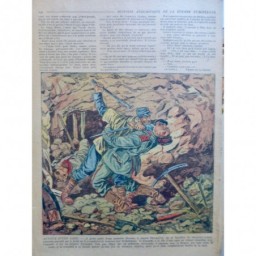 1914 1918 IN DUEL CORPS A CORPS SAPE DELHOUTE CONTACT ENNEMI LUTTE