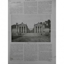 1902 MI VILLA BORGHESE ROME ETAT RICHESSES COLLECTIONS PRINCE CAMILLE