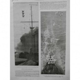 1913 I CERF VOLANT MARITIME ASCENSION CROISEUR SACONNEY ESSAI EDGAR-QUINET