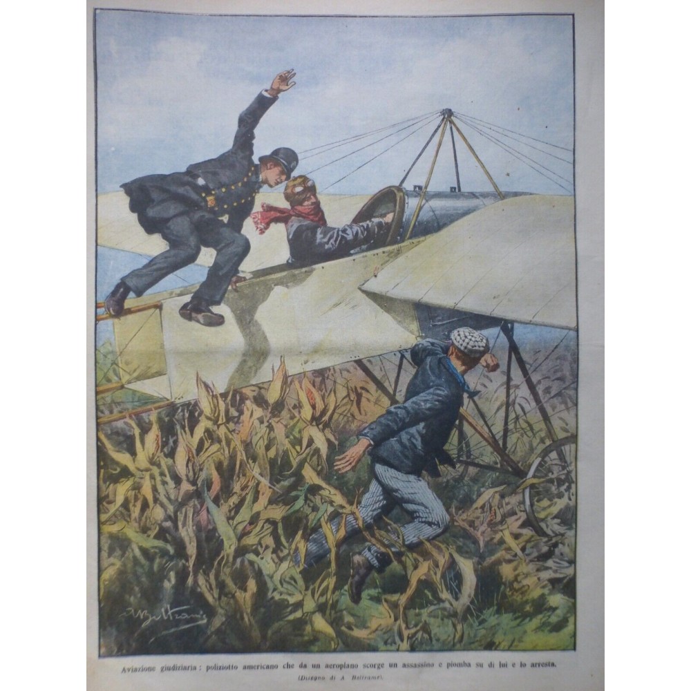 1911 DC AIR AVIATION ARRESTATION ASSASSIN ATTERRISSAGE AEROPLANE