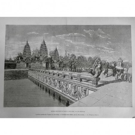 1879 MI CAMBODGE PREA KHAN ENTREE ORIENTALE PONTEVY ARCHITECTE KHMER