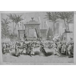 1876 MI THEATRE AÏDA ITALIENS PORTE THEBES RADAMES GRACE AMONASRO VERDI LIX