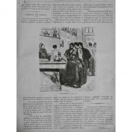 1882 MP ALCOOL MEDECINE MALADIE ALCOOLISME BUVEUR