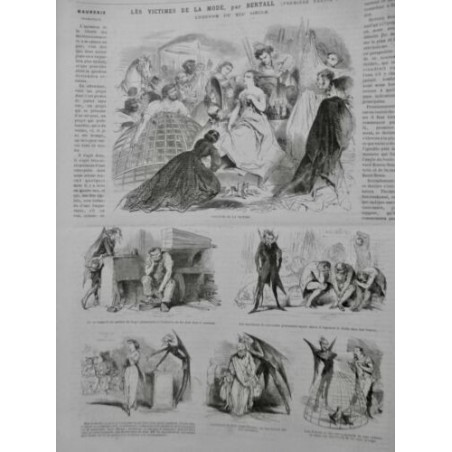 1864 I THEATRE INTERNATIONAL TOILETTE VICTIME MODE COULISSE MAITRE FORGES