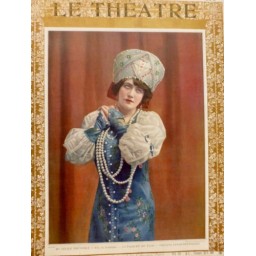 1911 THEATRE CECILE THEVENET FIANCEE TSARMONNA DELZA FILLE SONIA PAVLOVA LENDER