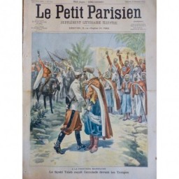 1902 PP MAROC FRONTIERE ACCOLADE SPAHI TAÏEB TROUPE