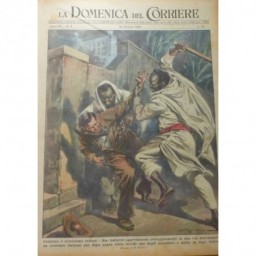 1950 DC AFRIQUE TERRORISME ÉRYTHRÉEN ATTAQUE CORDONNIER ITALIEN VICTIMES