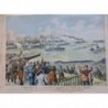 1902 PP BREST PORT ESCADRE BALTIQUE NAVIRE GUERRE MONTCALIN PRESIDENT REPUBLIQUE