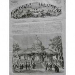 1867 UI EXPOSITION UNIVERSELLE PAVILLON IMPERIAL CONSTRUCTION DUVAL LEHMANN