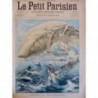 1902 PP AVIATION AERONAUTIQUE BALLON DIRIGEABLE SANTOS DUMONT NAUFRAGE MER