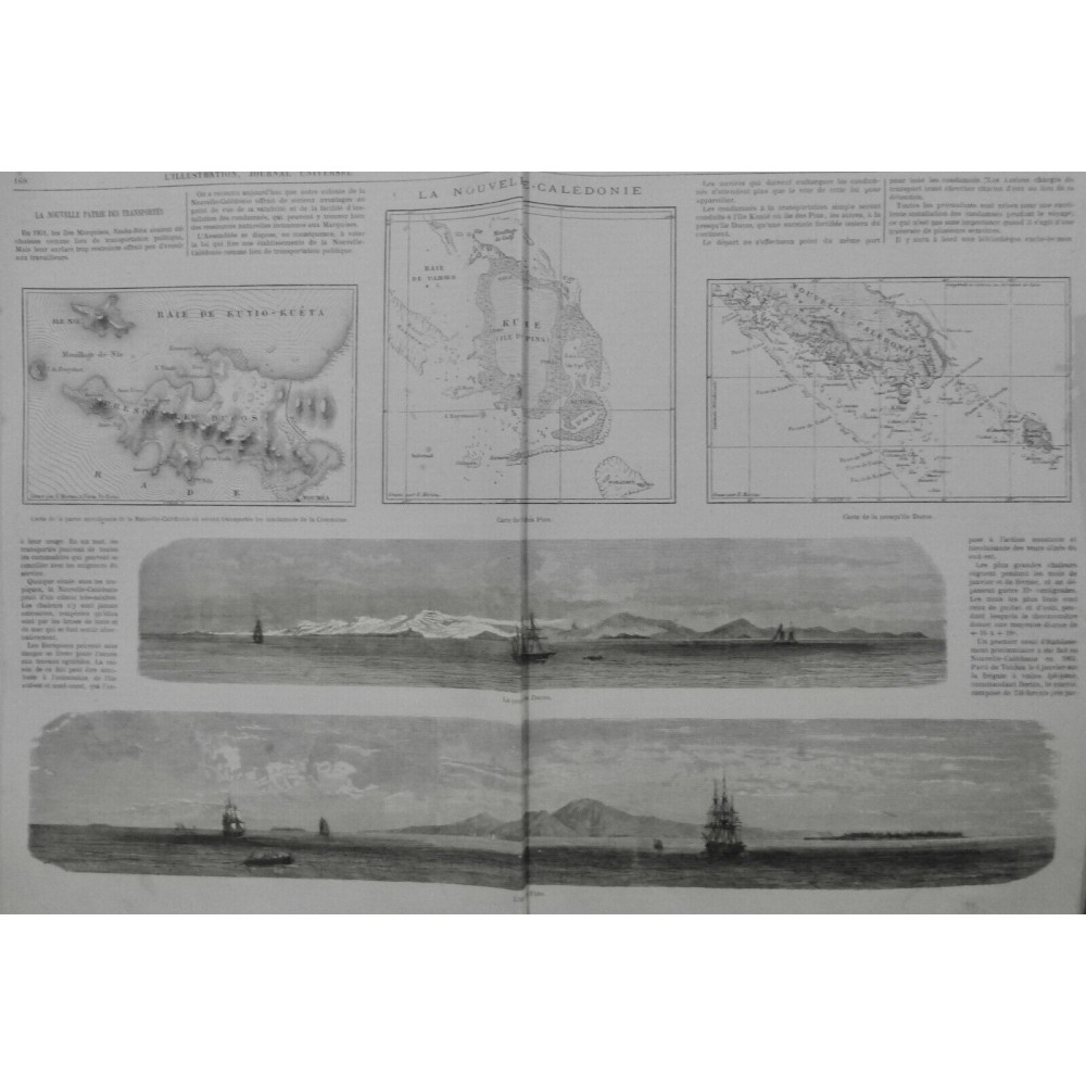 1872 I NOUVELLE CALEDONIE CARTE ILES PINS DUCOS CARTE CONDAMNE COMMUNE PRISON