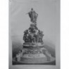 1880 I SCULPTURE MONUMENT REPUBLIQUE M. DALOU DECORATION PLACE TRONE