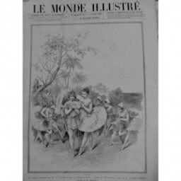 1887 MI BALLET NID D AMOUR COMTE OSMOND MLLE SUBRA DUCHESSE UZES