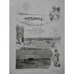 1887 MI AFGHANISTAN MISSION BONVALOT TURCOMAN HUTTE