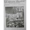 1894 UI PARIS FÊTE DES FOUS ET DE L'ANE THEATRE MYSTERE SPECTACLE DESSIN DESTEZ