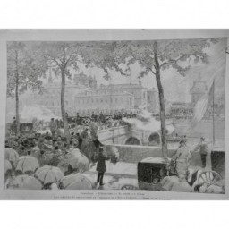 1887 MI PARIS CATHEDRALE NOTRE DAME HOTEL DIEU OBSEQUE VICTIME INCENDIE OPERA
