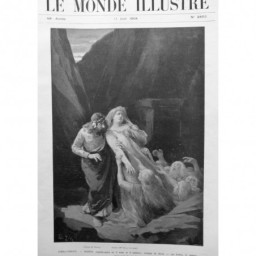 1904 MI OPERA COMIQUE ALCESTE TRAGEDIE MUSIQUE GLUCK ADMETE ENFERS DESSIN ZIER