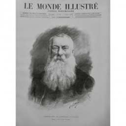 1890 MI ALPHONSE KARR PORTRAIT VIE CARRIERE