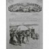 1876 ARMURIER SABRE DAMASQUINEUR GUERRE AIGUISEUR TREBIZONDE 2 JOURNAUX