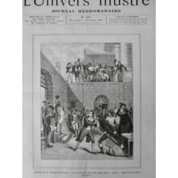 1891 UI THEATRE COMEDIE FRANCAISE "THERMIDOR" DRAME SARDOU DESSIN DESTEZ