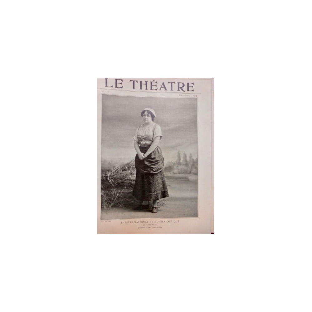 1907 THEATRE CLAIRE FRICHÉ CHEMINEAU MERTEUIL JEANNE ROLLY MITZI DALTI