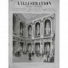 1884 I NICE ATRIUM EXPOSITION STATUE ARCHITECTE SALLÉ PALAIS DESSIN RIOU