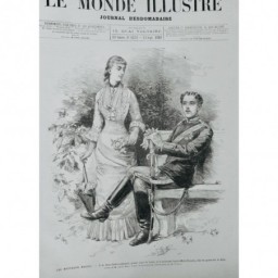 1881 MI OSCAR GUSTAVE ADOLPHE PRINCE SUEDE SOPHIE MARIE VICTORIA MARIAGE