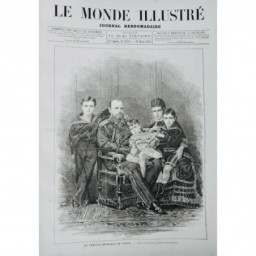 1881 MI RUSSIE FAMILLE IMPERIALE ENFANTS PORTRAIT