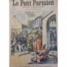 1902 MARTINIQUE FORT DE FRANCE ERUPTION VOLCAN EXODE LAVE CENDRE 4 JOURNAUX