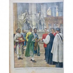 1902 DC LONDRES EGLISE WESTMINSTER ROI EDOUARD VII