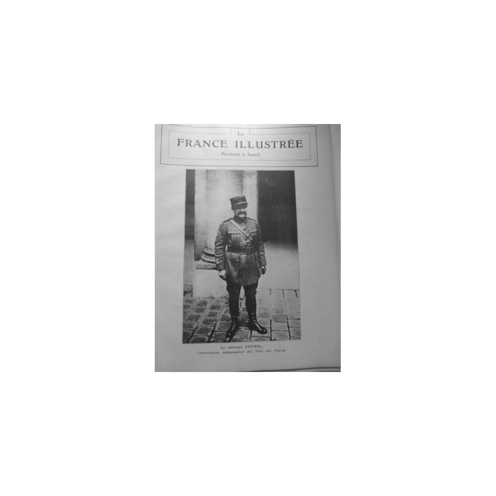 1918 FI GUERRE COLONEL RAYNAL DEFENSEUR FORT VAUX