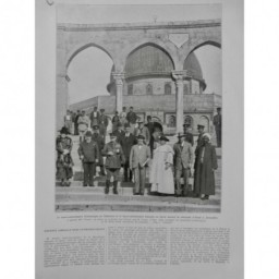 1927 I JERUSALEM MOSQUEE OMAR PLUMER PONSOT PERE ABEL KEITH ROACH GOUVERNEUR