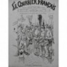 1886 LE ROI BOIT FESTIN CONVIVE CHANSON TROMPETTE TAMBOUR FETE ROIS 3 JOURNAUX