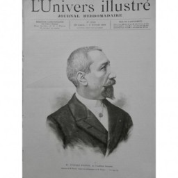 1896 ANATOLE FRANCE PORTRAIT LAUNOIS FLEURET LEMAIRE BIOGRAPHIE 4 JOURNAUX