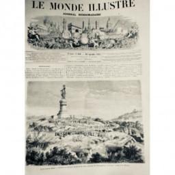 1865 MI ALISE SAINT REINE STATUE VERCINGETORIX DESSIN THORIGNY