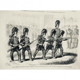 1867 MI PRINCE IMPERIAL ANNIVERSAIRE MANOEUVRES ENFANT TROUPES GARDE TUILERIES